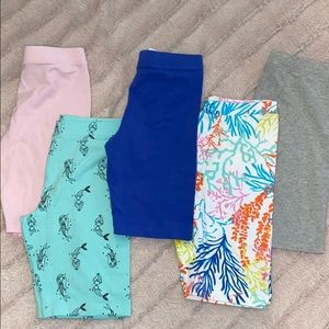 Set of bike/cartwheel shorts